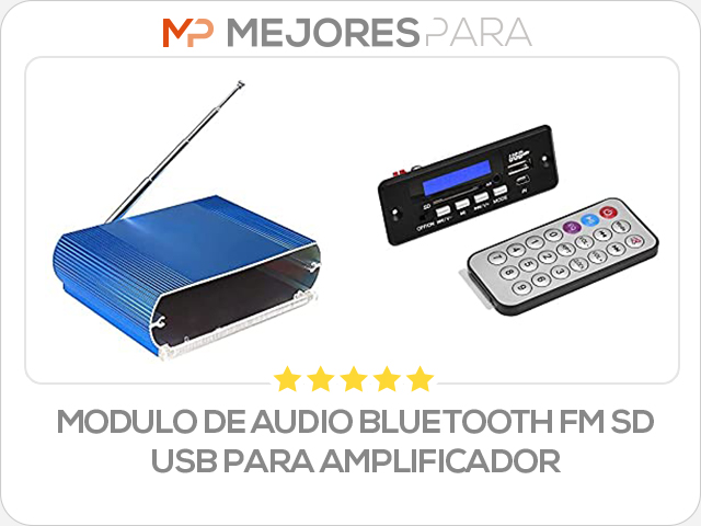 modulo de audio bluetooth fm sd usb para amplificador