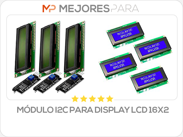 módulo i2c para display lcd 16x2