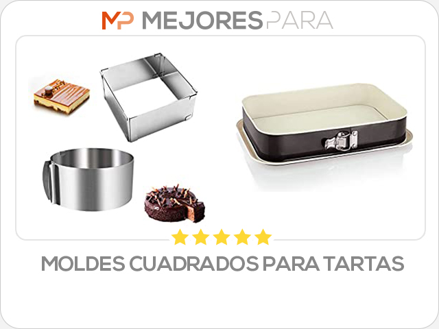 moldes cuadrados para tartas