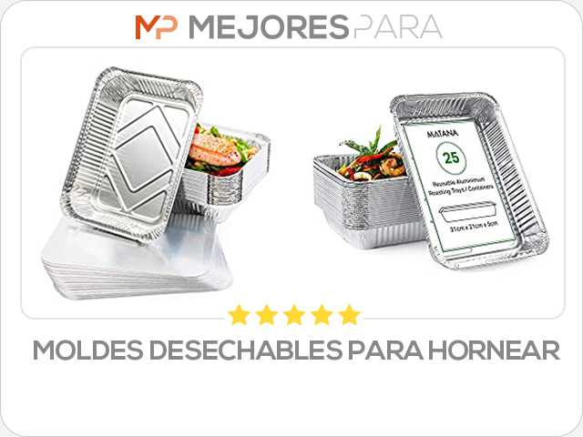 moldes desechables para hornear