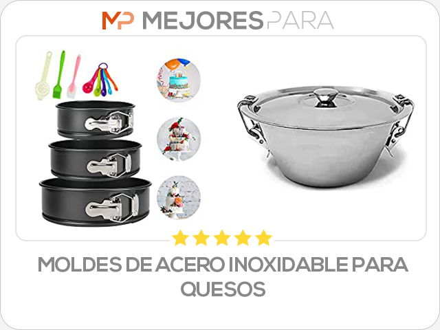 moldes de acero inoxidable para quesos