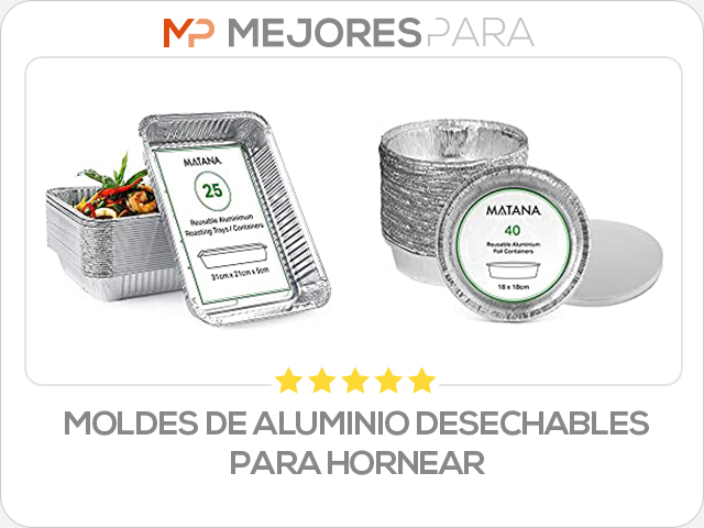 moldes de aluminio desechables para hornear