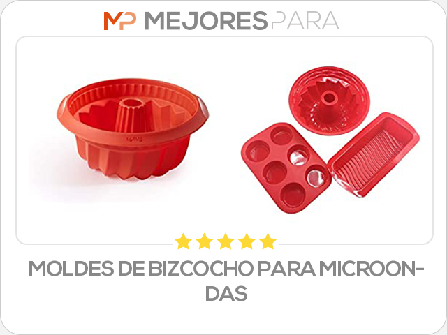 moldes de bizcocho para microondas