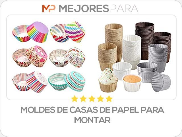 moldes de casas de papel para montar