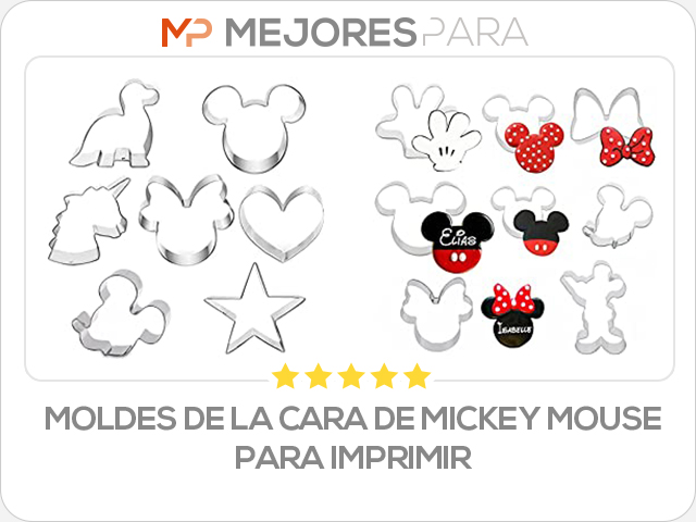 moldes de la cara de mickey mouse para imprimir