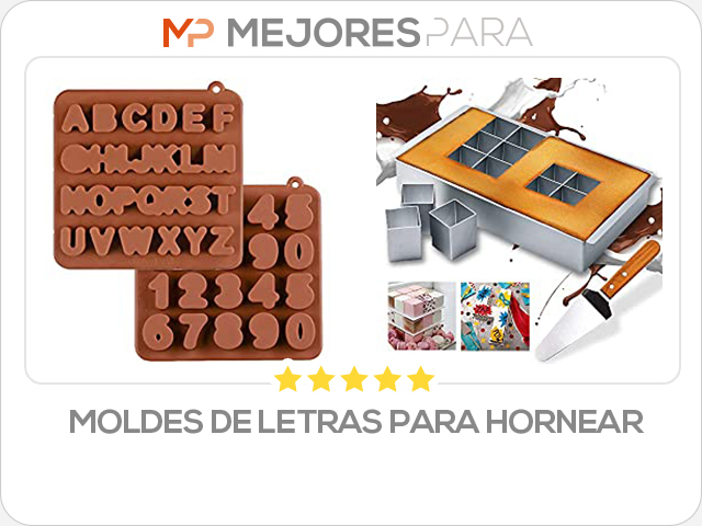 moldes de letras para hornear