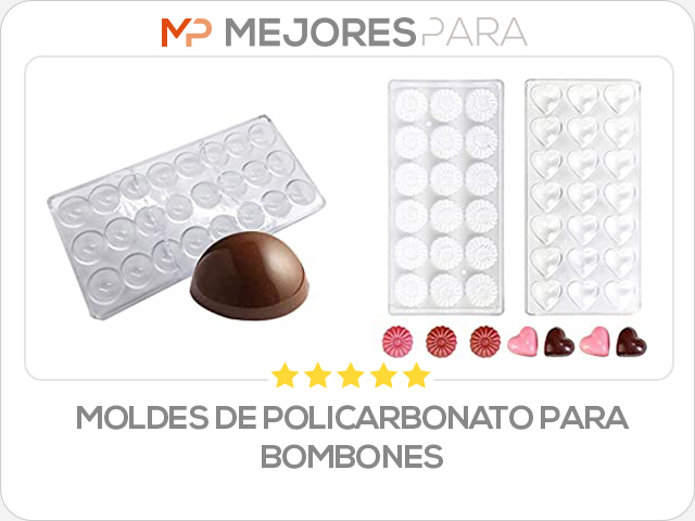 moldes de policarbonato para bombones