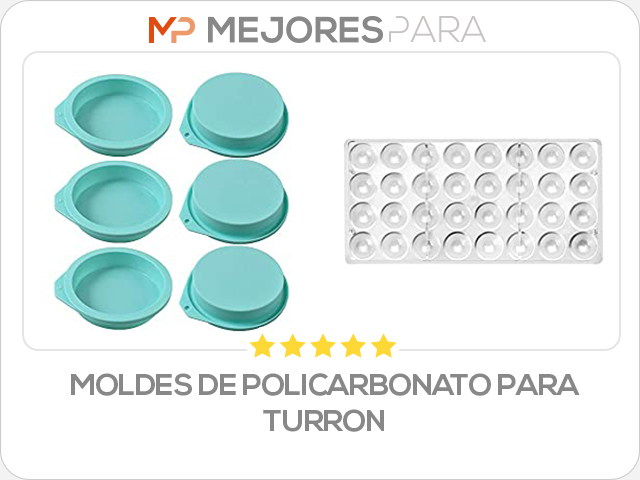 moldes de policarbonato para turron