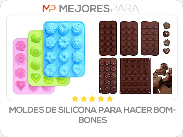 moldes de silicona para hacer bombones