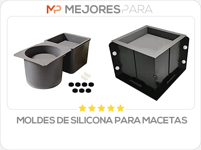 moldes de silicona para macetas