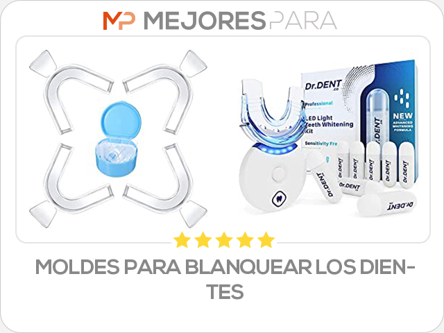 moldes para blanquear los dientes