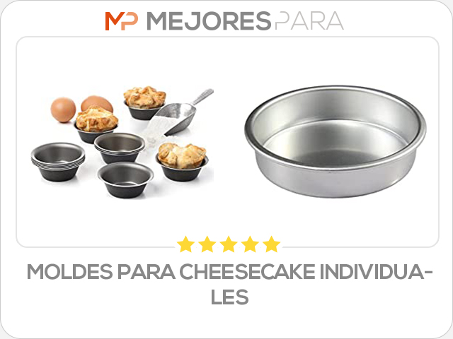 moldes para cheesecake individuales