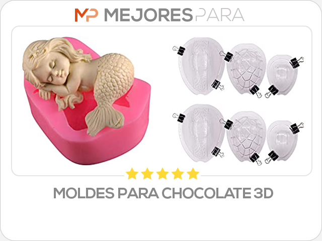 moldes para chocolate 3d