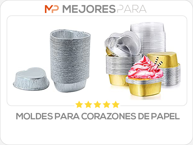 moldes para corazones de papel