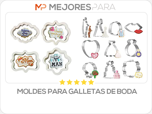 moldes para galletas de boda