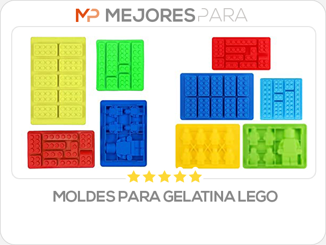 moldes para gelatina lego