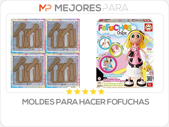 moldes para hacer fofuchas