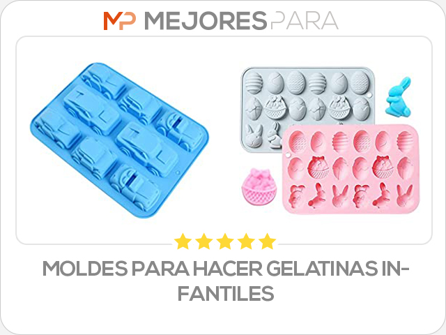 moldes para hacer gelatinas infantiles