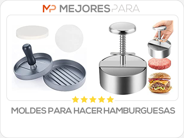 moldes para hacer hamburguesas