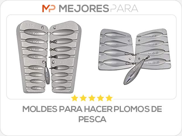 moldes para hacer plomos de pesca