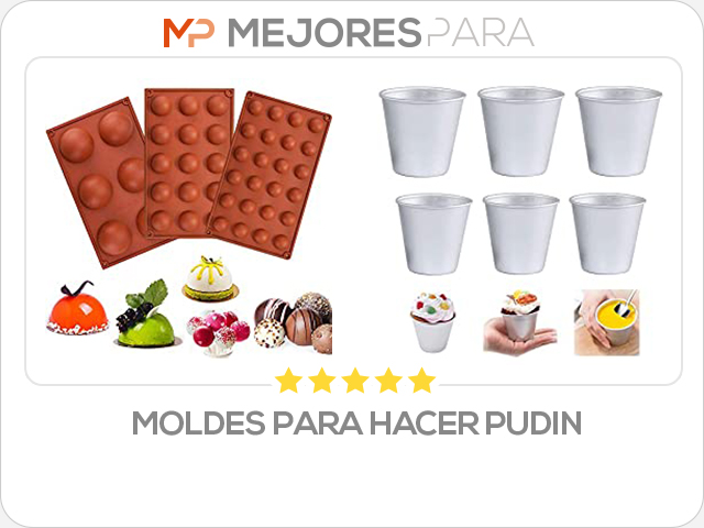 moldes para hacer pudin