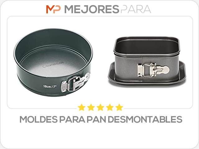 moldes para pan desmontables