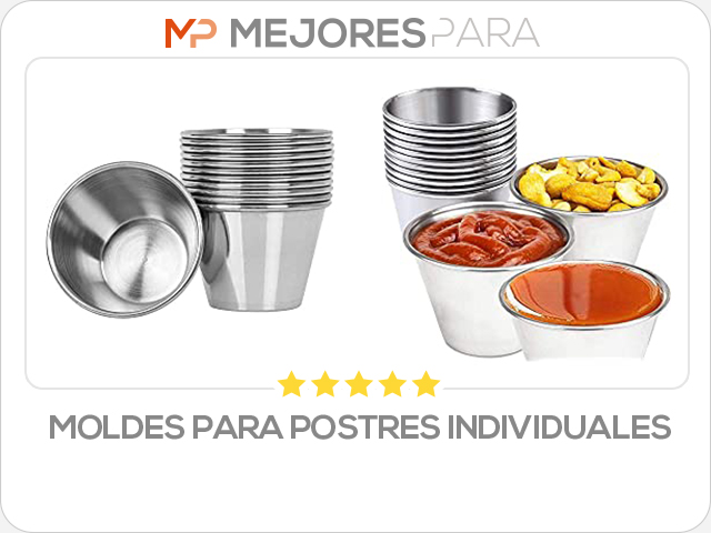 moldes para postres individuales