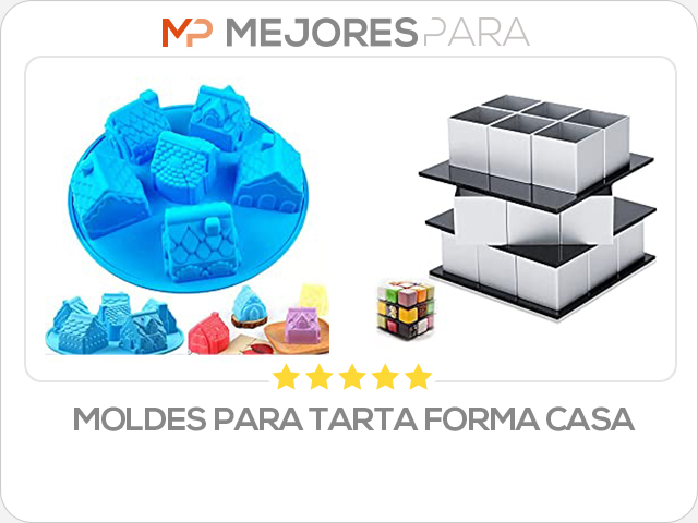 moldes para tarta forma casa