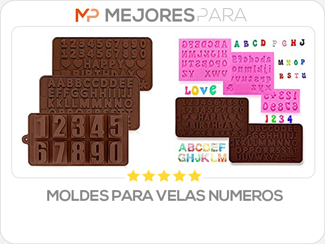 moldes para velas numeros