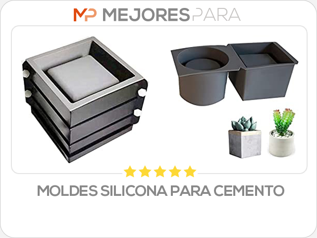 moldes silicona para cemento