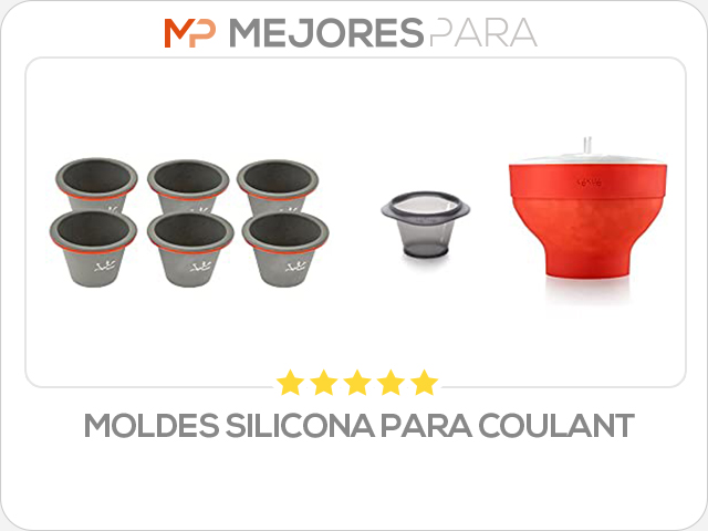 moldes silicona para coulant