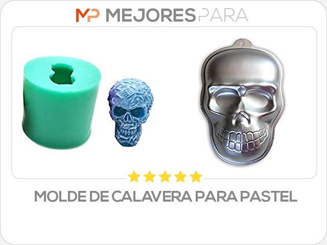 molde de calavera para pastel