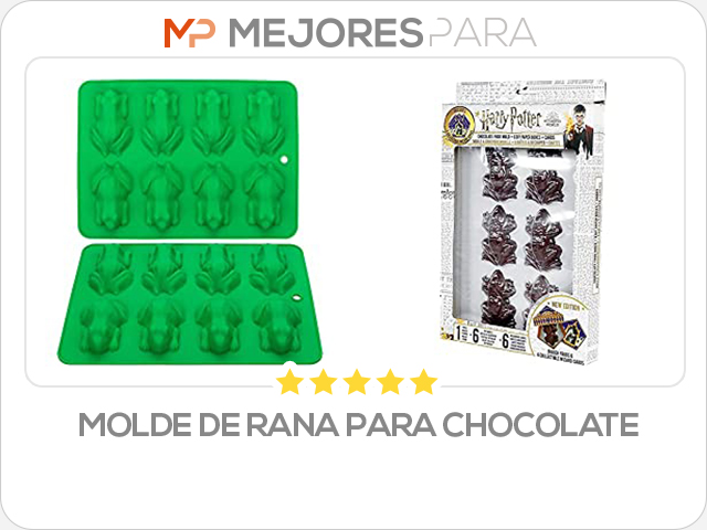 molde de rana para chocolate