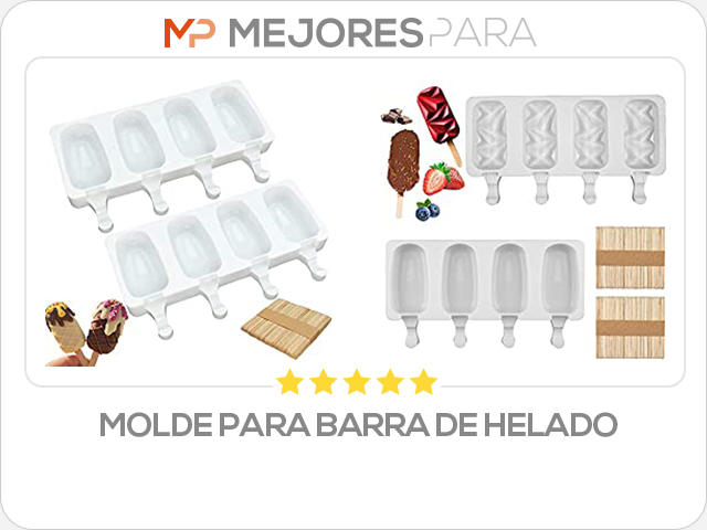 molde para barra de helado