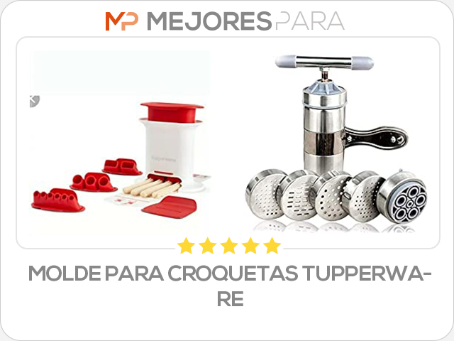 molde para croquetas tupperware