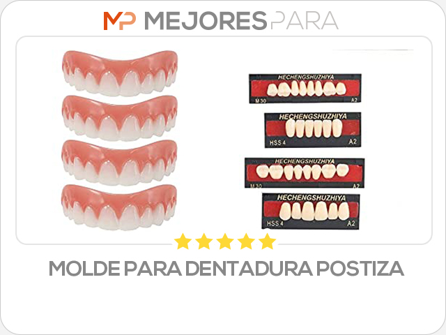 molde para dentadura postiza