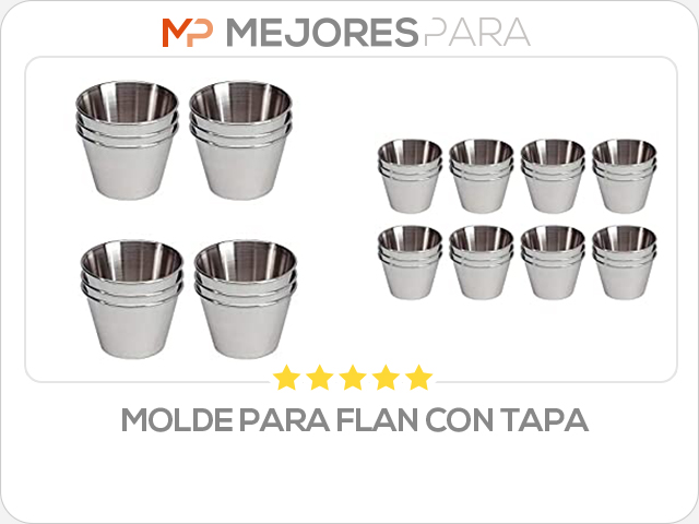 molde para flan con tapa