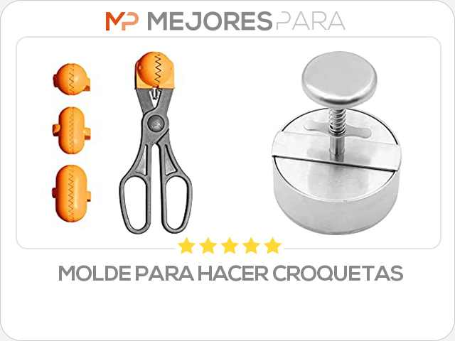 molde para hacer croquetas