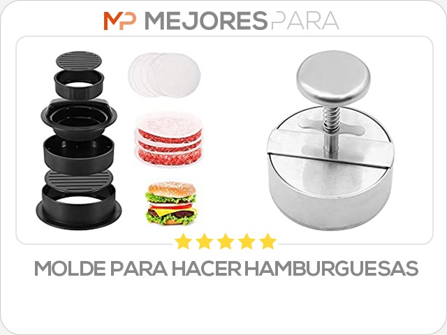 molde para hacer hamburguesas