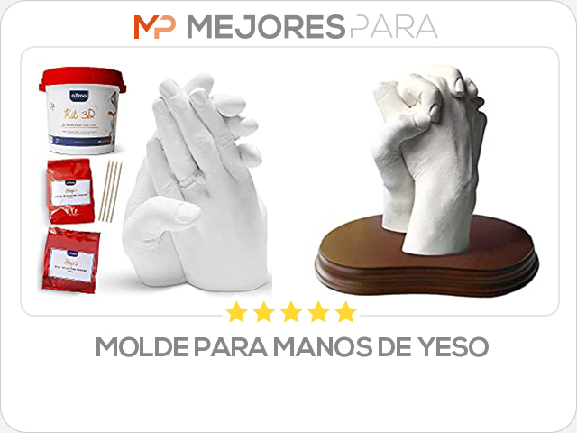 molde para manos de yeso