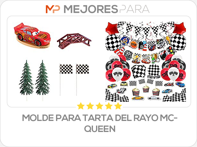 molde para tarta del rayo mcqueen