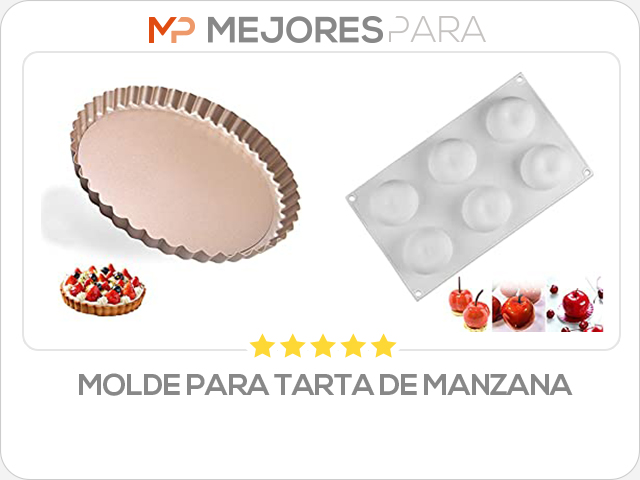 molde para tarta de manzana