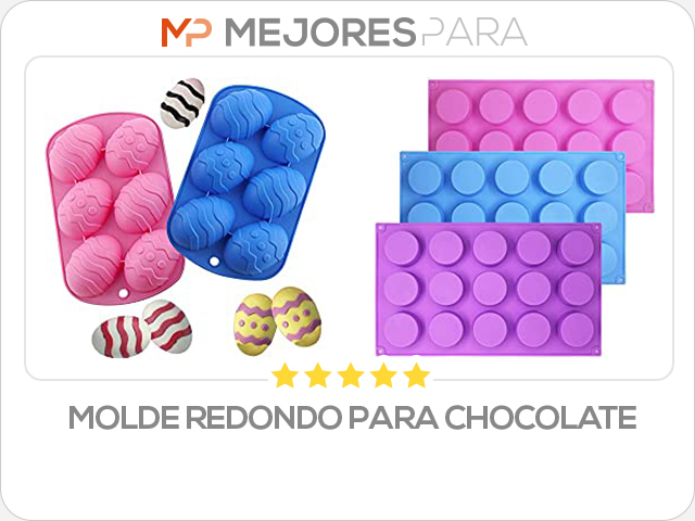 molde redondo para chocolate