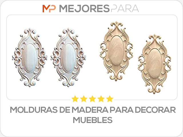 molduras de madera para decorar muebles