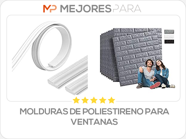 molduras de poliestireno para ventanas