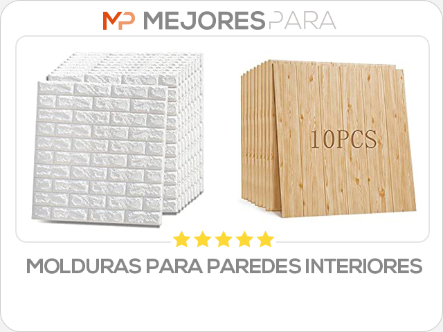 molduras para paredes interiores