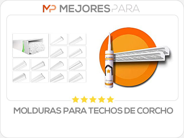 molduras para techos de corcho