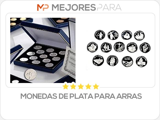 monedas de plata para arras