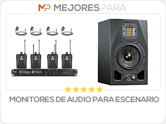 monitores de audio para escenario