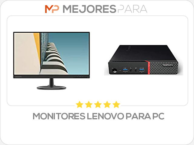 monitores lenovo para pc